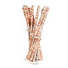 MANY STYLES AVAILABLE Paper Drinking Straws [Pack of 25] Striped,