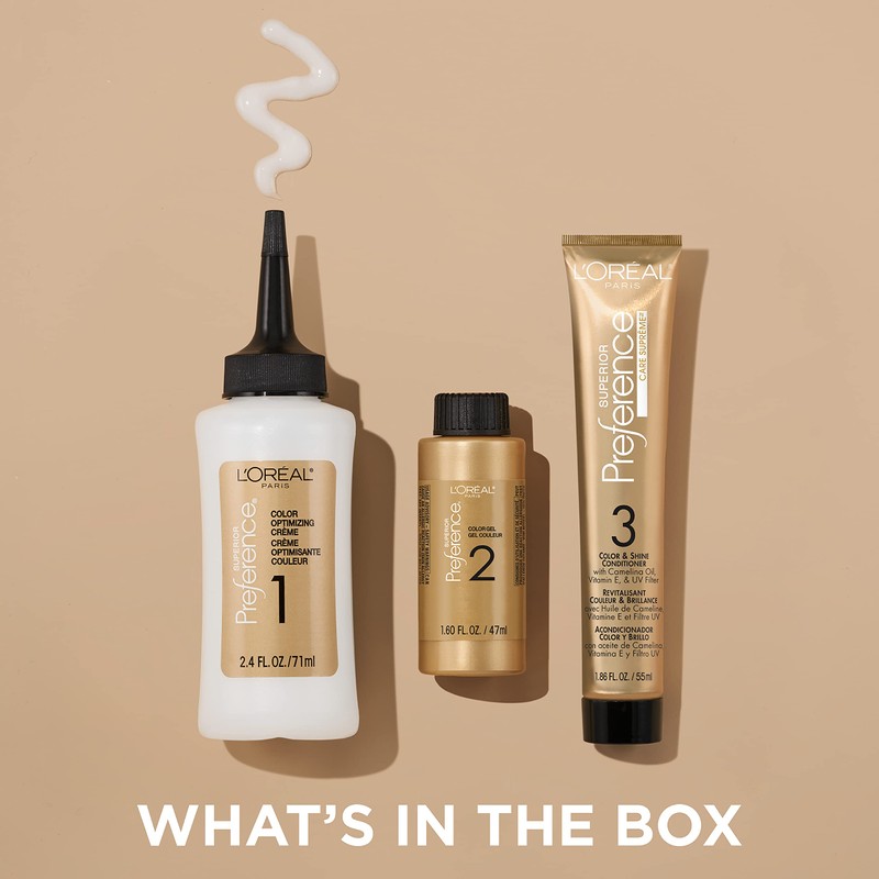 L'Oréal Paris Superior Preference Fade-Defying + Shine Permanent Hair Color,