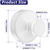 Suction Cup Hooks for Shower,Removable No Drill Towel Hooks,White 2