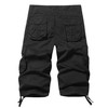 AOYOG Men's Cargo Shorts 3/4 Cotton Relaxed Fit Below Knee