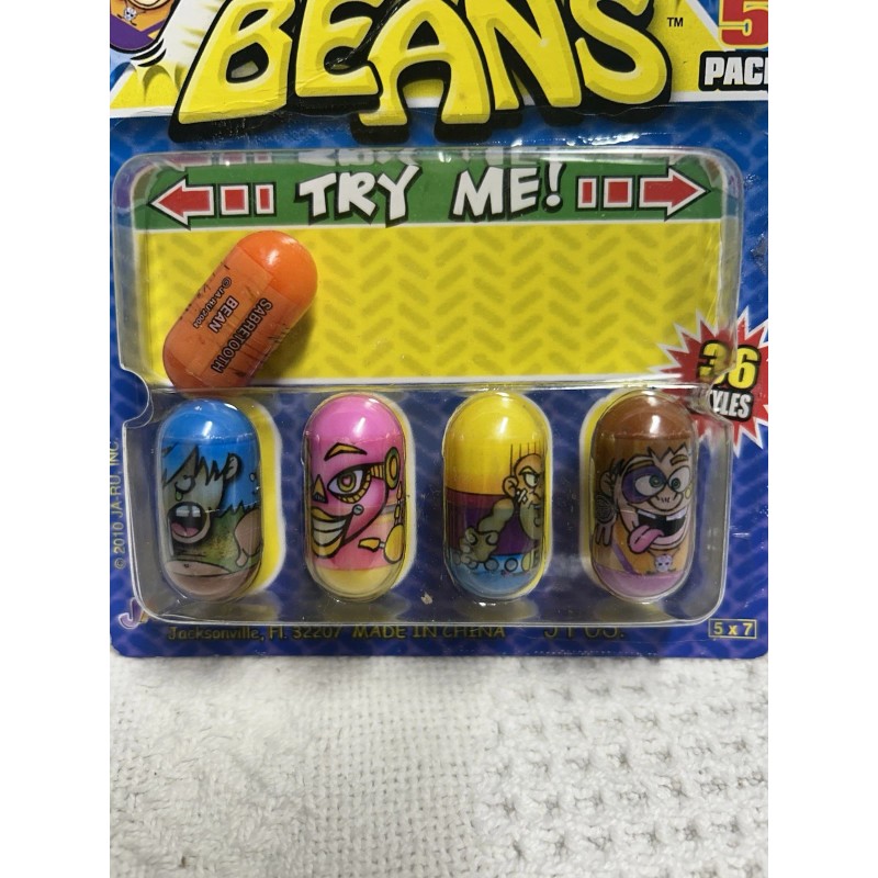 JA-RU 2010 JA-RU Crazee Jumpin' Beans 5 Pack #500 NOS