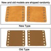 Grcfumo Motorcycle Handlebar Grip Covers, Motorcycle Grip Wraps, Leather Handle