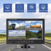 iPoster 9" QUAD SPLIT MONITOR SCREEN 2X REAR VIEW BACK