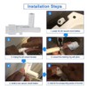 Aswalling Premium 385316906 Vacuum Breaker Kit, Leak-Proof, Compatible with Sealand