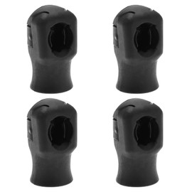 EMSea 4-Piece Gas Spring End Piece Tailgate Gas Spring Connector Plastic Accessories for Boot Bonnet Car Conversion Caravan M6 x 9.5 mm for 10 mm Ball Head