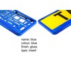 TAPORT® PURE BLUE CAR REGISTRATION HOLDER FOR ANY CAR ,