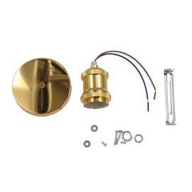 zaoalife Vintage Lamp Socket E27 Bulb Base, Metal Decorative Lamp LED Bulb Base, for Home Bedroom Living Room