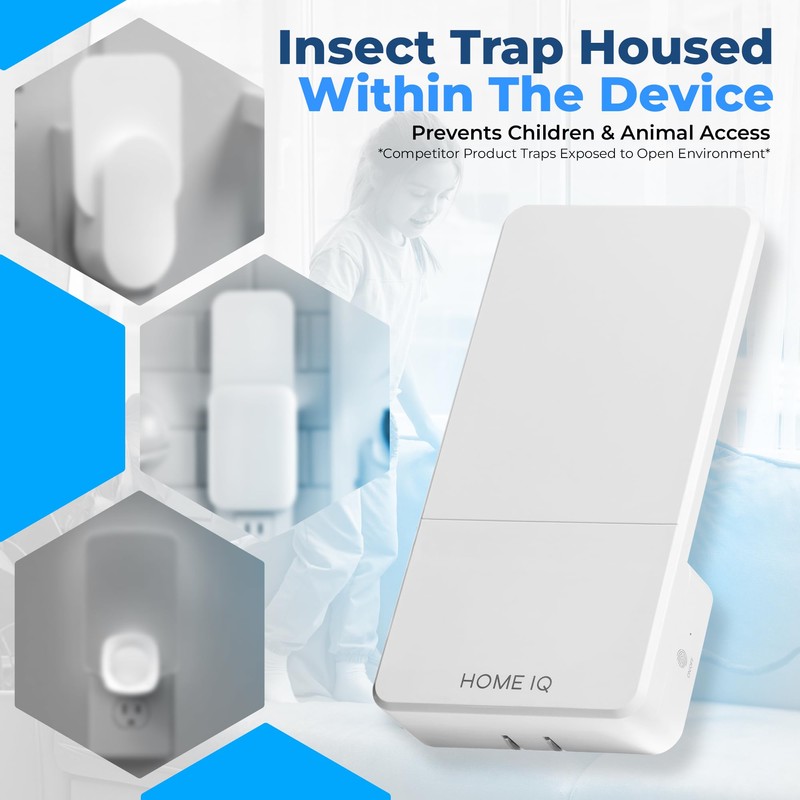 HOME IQ - Indoor UV Flying Insect Trap and Night