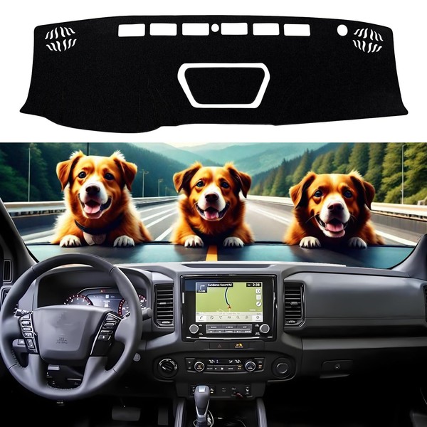 IIKSDII Dashboard Cover Mat for NIS-san Frontier 2022 2023 2024