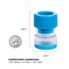 EZY DOSE Crushes Pills, Vitamins, Tablets, Storage Compartment, Removable Drinking