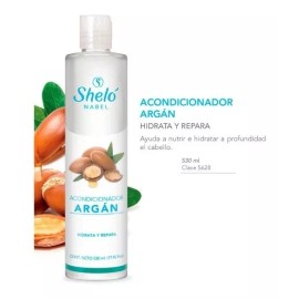 Sheló Nabel  Acondicionador Aceite De Argán Nutre Hidrata Crema Peinadora