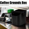 Coffee Knock Box NonSlip Coffee Slag Grounds Bucket with Knock
