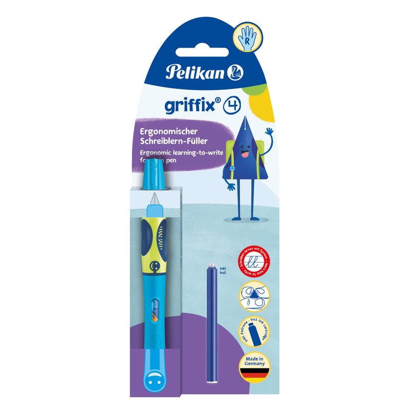 Pelikan Griffix Right Handed Fountain Pen with Twist Cap -