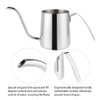 250ml Stainless Steel Coffee Pot Long Spout Kettle with Handle