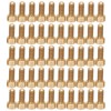 50Pcs Cap Hex Socket Screw Copper Fastener Hardware Tools Industrial
