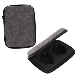 SUPVOX 2pcs Portable Mic Storage Case Compact Earphone Organizer Bag for Headsets for Cables and Mic Accessories Design Easy to Carry