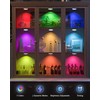 WILLED RGB Rechargeable Puck Lights with Remote Control, Under Cabinet