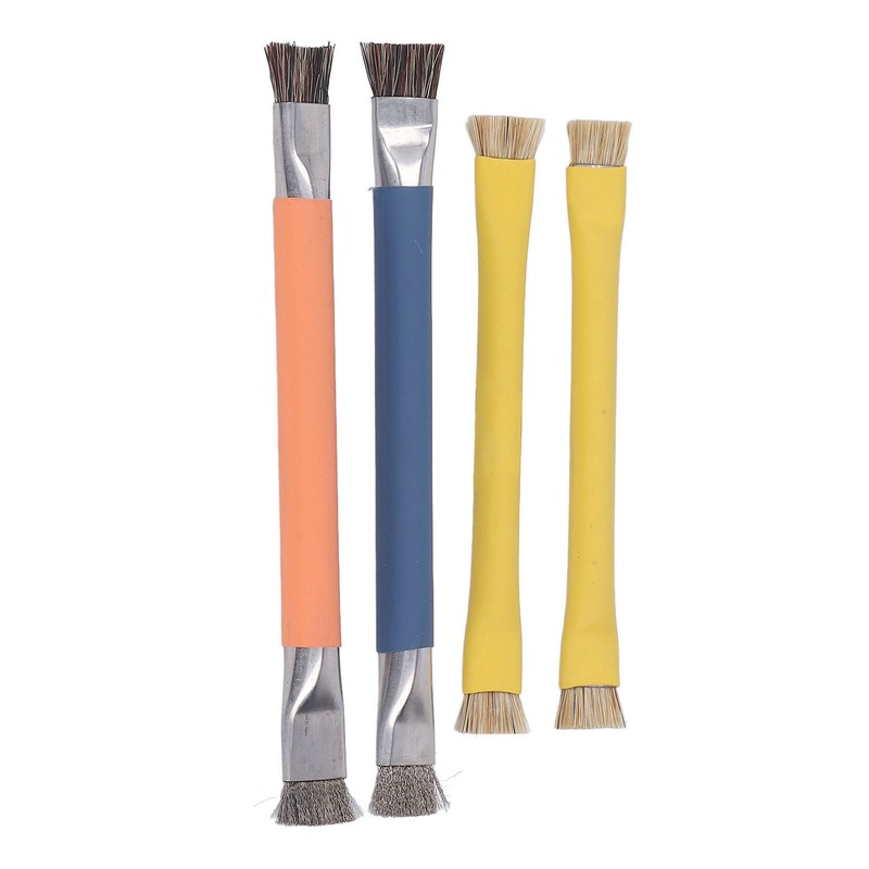 4PCS Keyboard Cleaning Brush Anti Static ABS Handle Stainless Steel