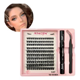 Kit De Extensión De Pestañas Mix Diy+ Pegamento+ Accesorios