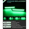 PWOBVZ Dynamiac Green LED Rear Side Marker Lights for 2011-2014