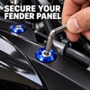 10-Piece M6 Car Fender Washer and Bolt Set for Bumper,