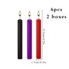 Low Temperature Candles, Set of 6 Romantic Wax Candles, Drip