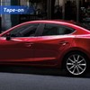 Window Visors Rain Guards for 2014-2018 Mazda 3 Sedan, Out-Channel