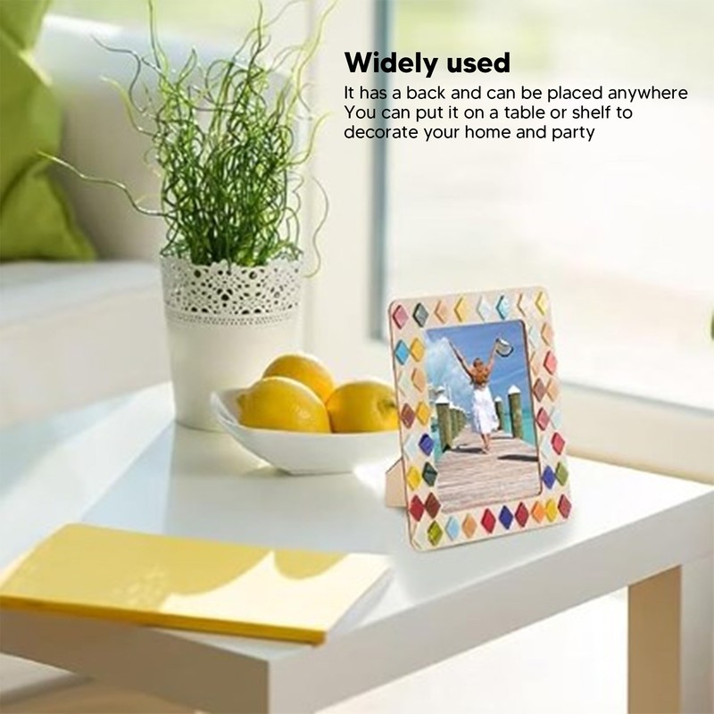 3Set DIY Wooden Picture Frame Making Kit Unfinished Solid Wood