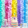 256Ft Ombre Unicorn Tissue Paper Streamer Pastel Big Circle Dots