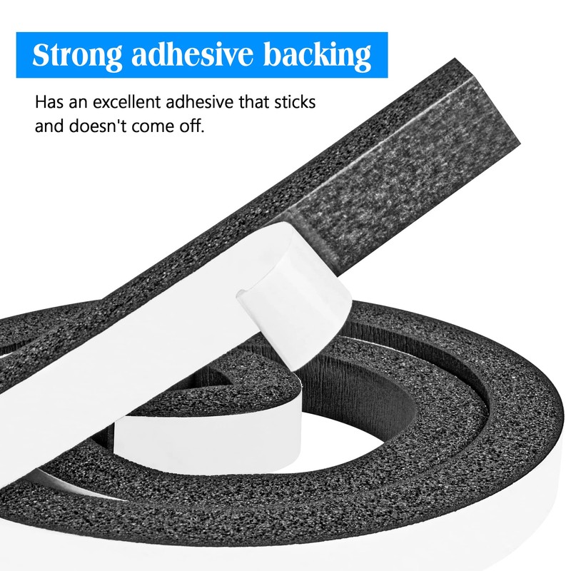 Foam Strips with Adhesive, 2 Inch Wide X 1/2 Inch