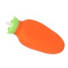 Carrot Hot Water Bottle Cute Silicone Microwaveable Anti Leakage Handheld