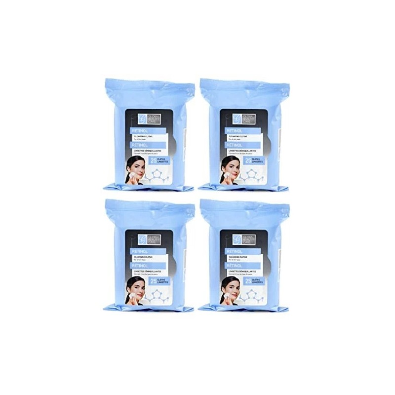 Retinol Makeup Cleansing Cloth Wipes Regular