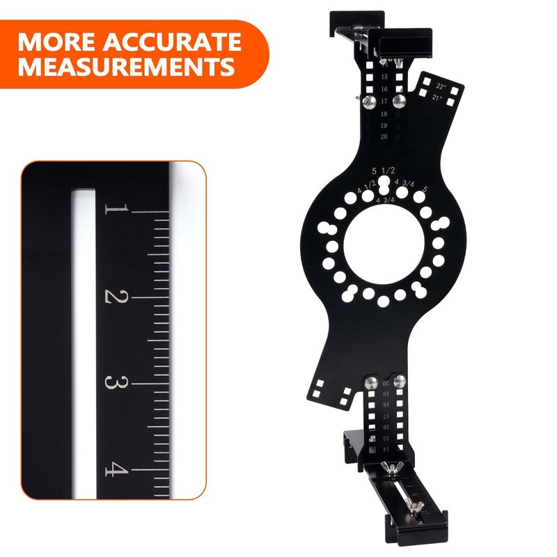 Atesilor Wheel Fitment Tool and Simulator, Offset Measuring Mockup Tool,