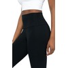 Yogalicious Lux High Waist Elastic Free Ankle Legging - Black
