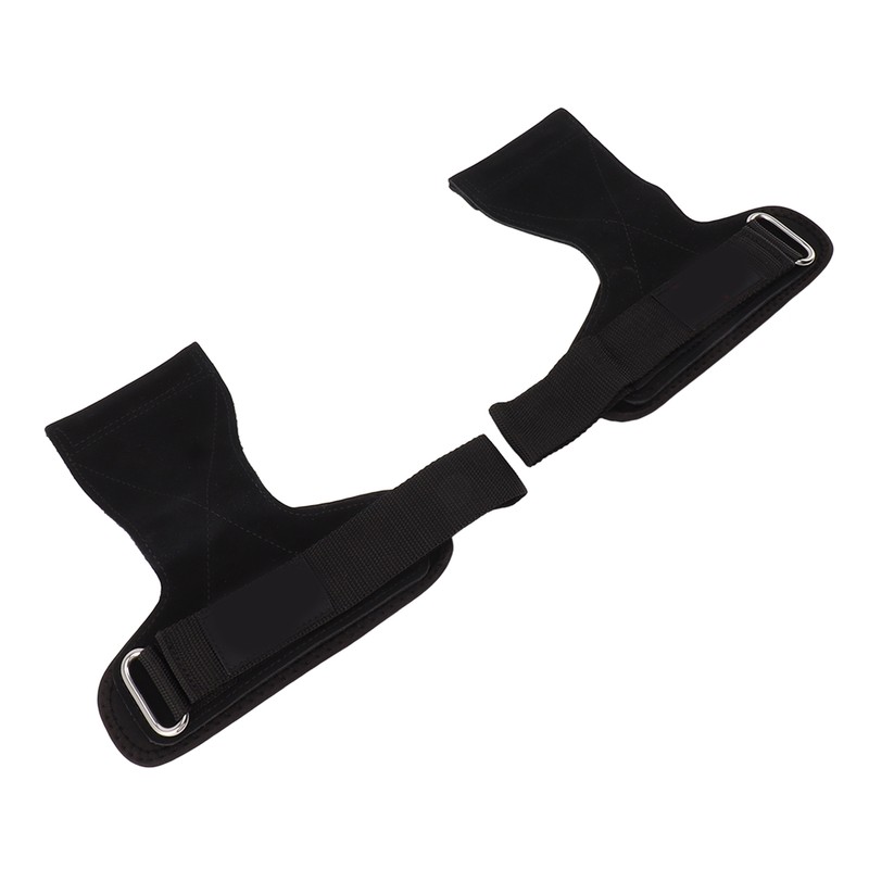 Pull Up Deadlift Straps Assist Wrist Padded Workout Power Lifting