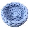 Lucky Monet Cotton Knitted Pet Bed Basket Warm Soft Woven
