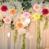 MECCANIXITY 5Pcs Paper Pom Poms, 6 Inch Paper Flowers Tissue