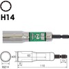 VESSEL Deep Hole Socket 12-Point 14mm for Bolts and Nuts