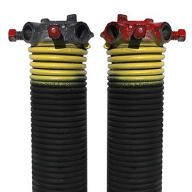 DURA-LIFT .207 x 2" x 25" Torsion Garage Springs (Yellow, Left & Right Wound)