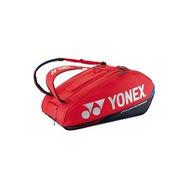 YONEX 9 Pack Tennis Bag (Scarlet), Red