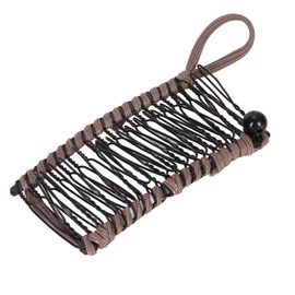 2PCS Banana Hair Clips, Large Double Vintage Clincher Combs Tool for ThickWavy Curly Hair, No Crease All Day Hold Hair Clips for Curly Thick Wavy Curly Hair Ponytail (Grey)