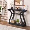 47" Wood Console Table for Entryway, Narrow Sofa Table with