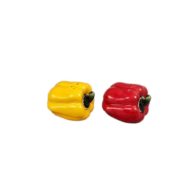 The Bridge Collection Bell Pepper Salt and Pepper Shaker Set