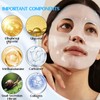 4 Stück Bio Snail Mucin Glass Glow Hydrogel Face Masks