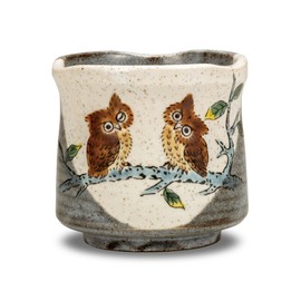 九谷焼 湯のみ ふくろう AK4-0643