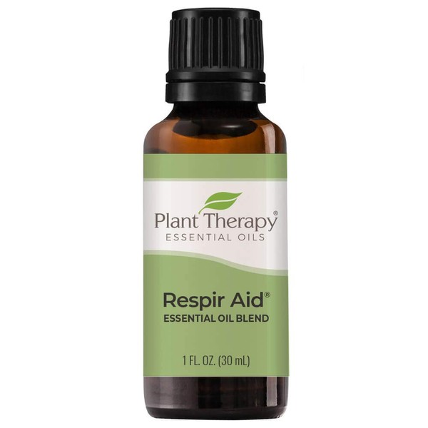 Plant Therapy Respir Aid Essential Oil Blend 30 mL (1 oz) 100% Pure, Undiluted, Natural Aromatherapy, Therapeutic Grade