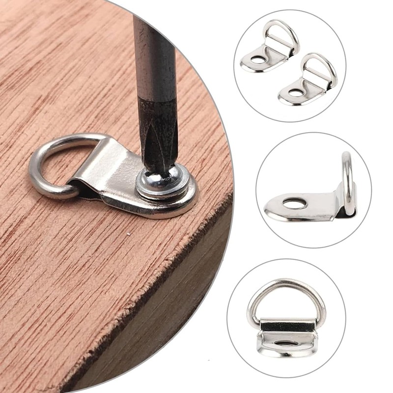 100-Piece Picture Hanging Kit with D Rings & Screws –