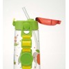 Skater PDSH5 Children's Drinking Bottle with Straw, Clear, One Push,