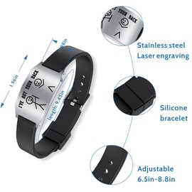 Richesele I've Got Your Back Bracelet Gifts - Funny BFF Friendship Bracelet Gift - Inspirational Gifts for Friend Besties