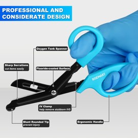 3 Pack Pen Light & Bandage Scissors for Nurses - Medical Scissors and Penlights for Nurses with Batteries, Medical Accessories for Doctor, Nursing Students, First Aid, EMT, EMS